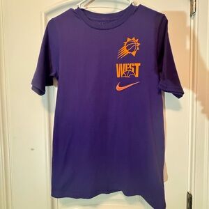 Phoenix Suns Youth Purple Nike “West” Tee NWT